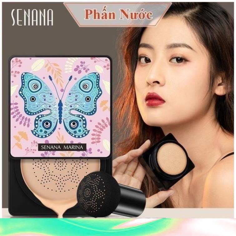 Phấn nước kèm mút tán nấm Senana Marina Cushion BB Cream tạo lớp kem nền che khuyết hoàn hảo xs247