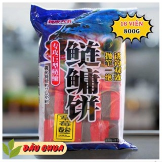  Mồi Gạch Câu Lăng Xê Câu Ngâm Mồi Xả Ổ Câu Đài Mồi Viên Câu Cá Tổng Hợp Túi 800gr 16 Viên   - shopTin 