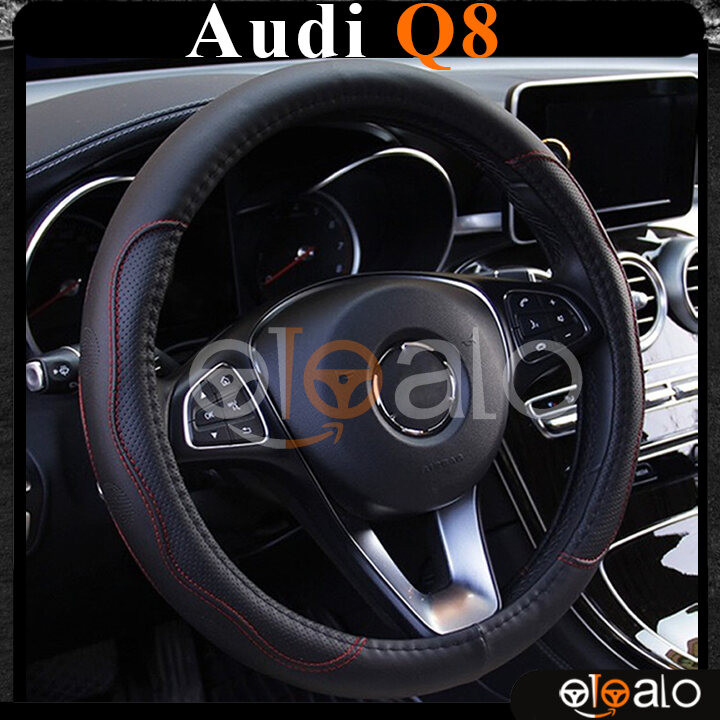 Bọc vô lăng volang dành cho xe Audi Q8 da PU cao cấp - OTOALO