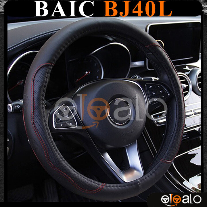 Bọc vô lăng volang dành cho xe BAIC BJ40L da PU cao cấp - OTOALO