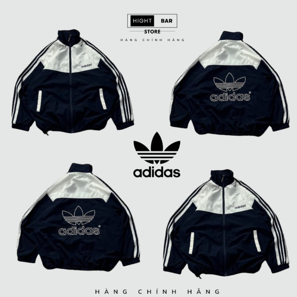 Áo khoác dù Adidas 2 lớp chính hãng cao câp form nam nữ unisex cao cấp áo khoác dù chống gió chống nắng dày dặn M507
