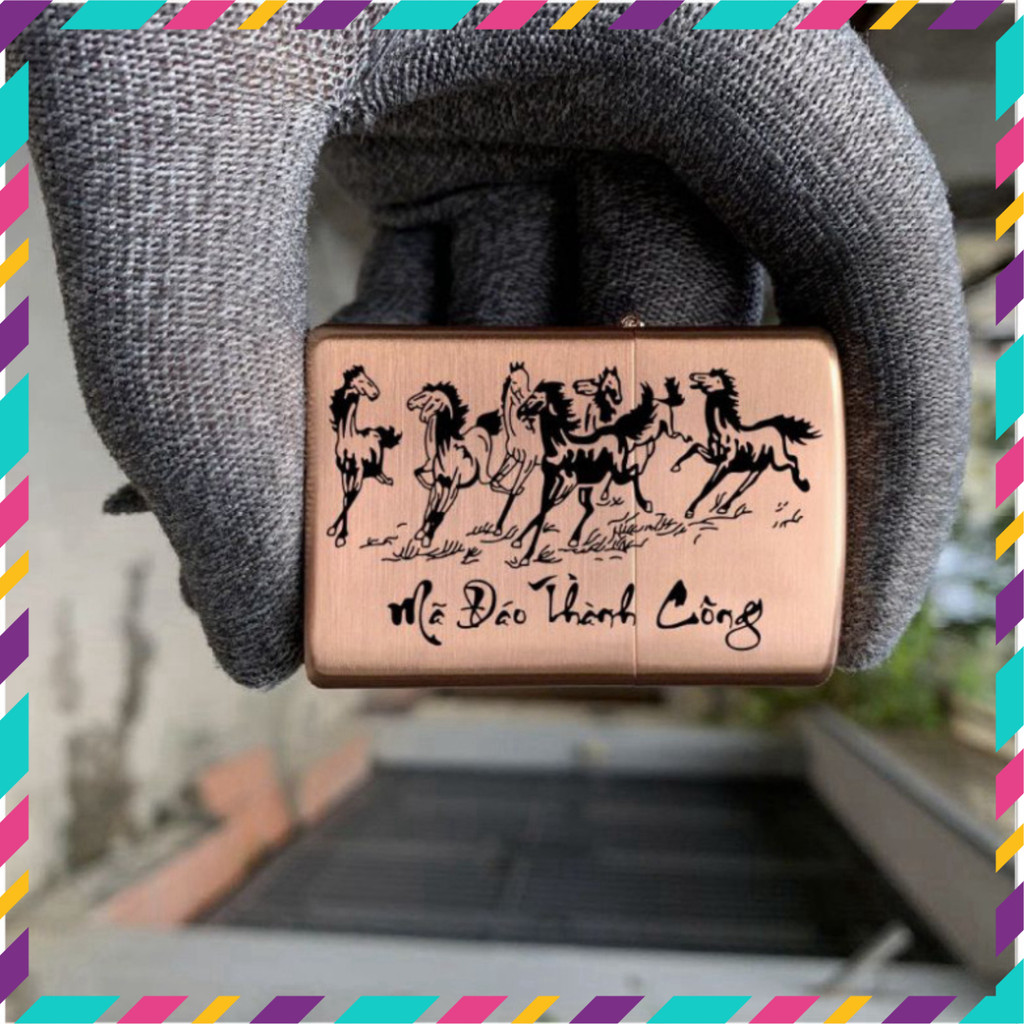 Vỏ Zippo hàng hiệu Usa Đồng Đỏ Coppi - Vỏ Zippo giá cả tương đối rẻ vấn đề Mã Đáo
