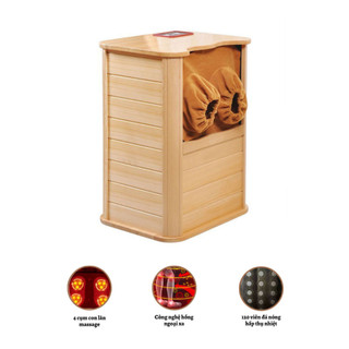 Máy Massage Chân Xông Hơi Khô Công Nghệ Hồng Ngoại Xa Nevato NVFS801. Bảo hành chính hãng 12 tháng
