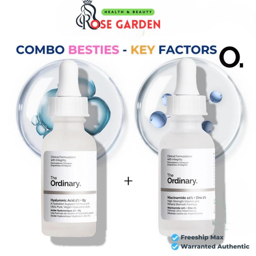 The Ordinary Niacinamide 10% + Zinc 1% - Serum The Ordinary tinh chất kiềm dầu, giảm mụn