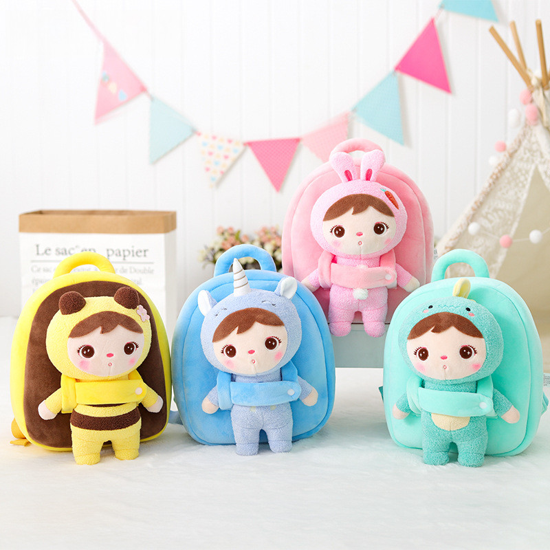 Cặp Sách Cho Bé Trai Và Bé Thỏ Đồ Chơi Nhồi Bông Búp Bê Đồ Chơi Búp Bê Mẫu Mới Q Ba Lô Hai Vai Bé Gá