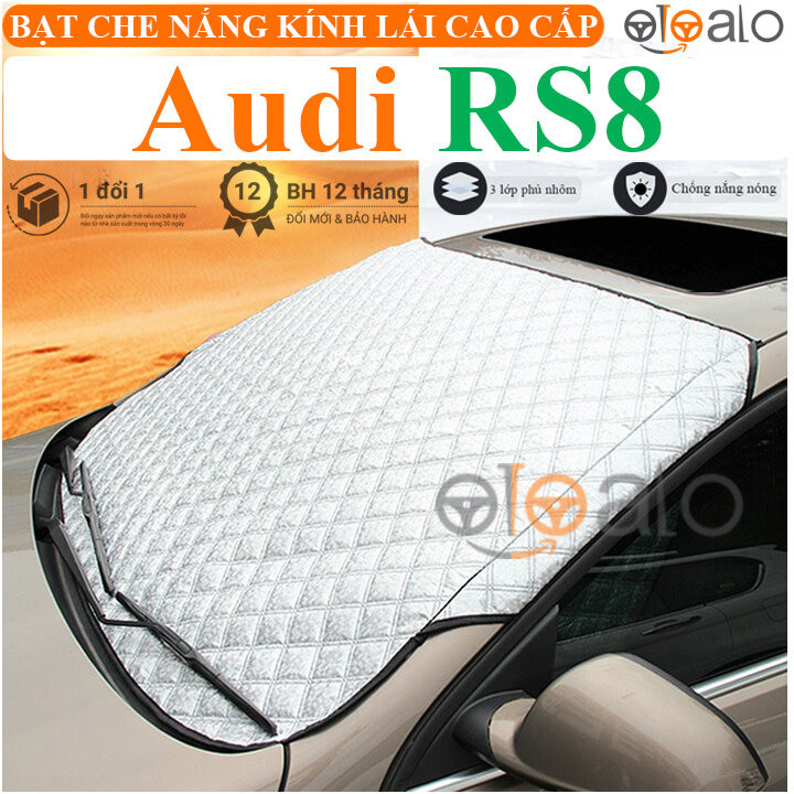 Tấm che nắng kính lái dành cho xe Audi RS8 vải dù 3 lớp cao cấp - OTOALO