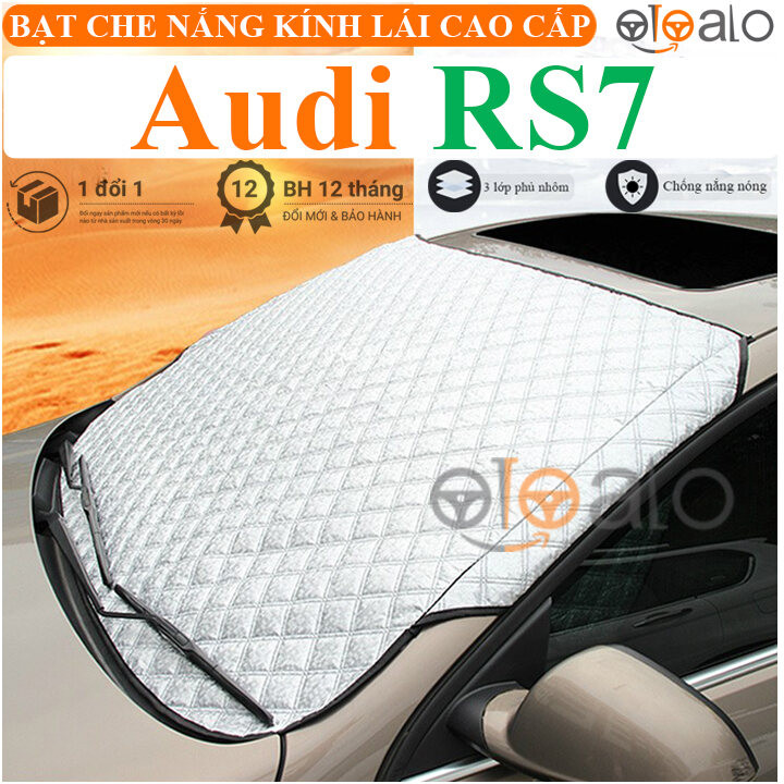 Tấm che nắng kính lái dành cho xe Audi RS7 vải dù 3 lớp cao cấp - OTOALO
