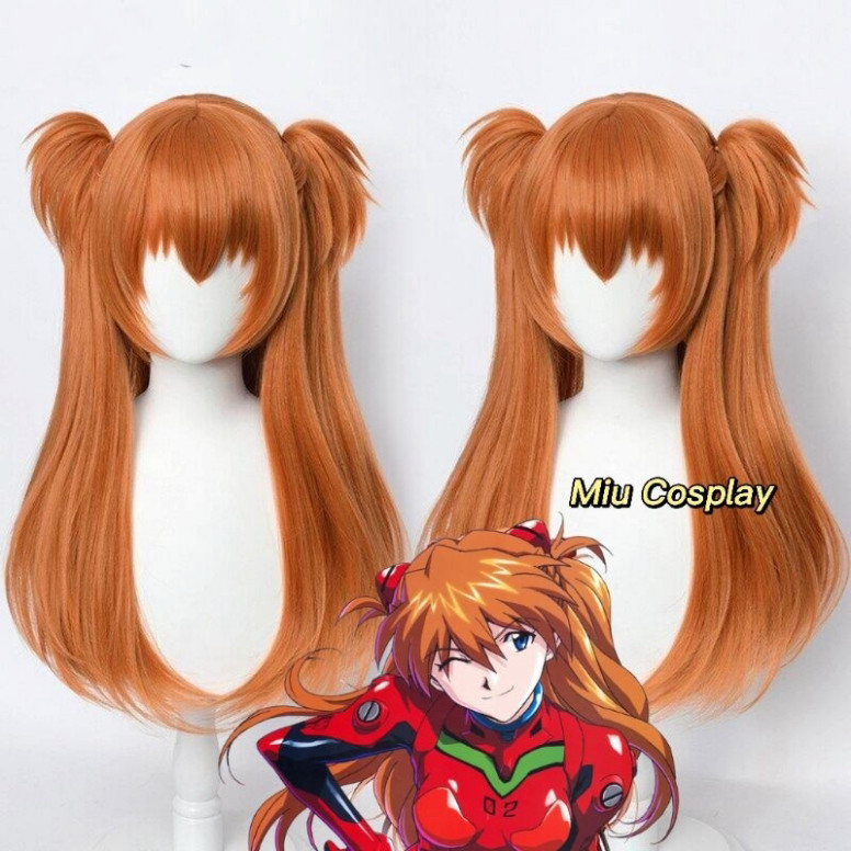 Mới [Sẵn] Wig/Tóc giả Asuka Langley Soryu - Evangeleon [Miu Cosplay 01]