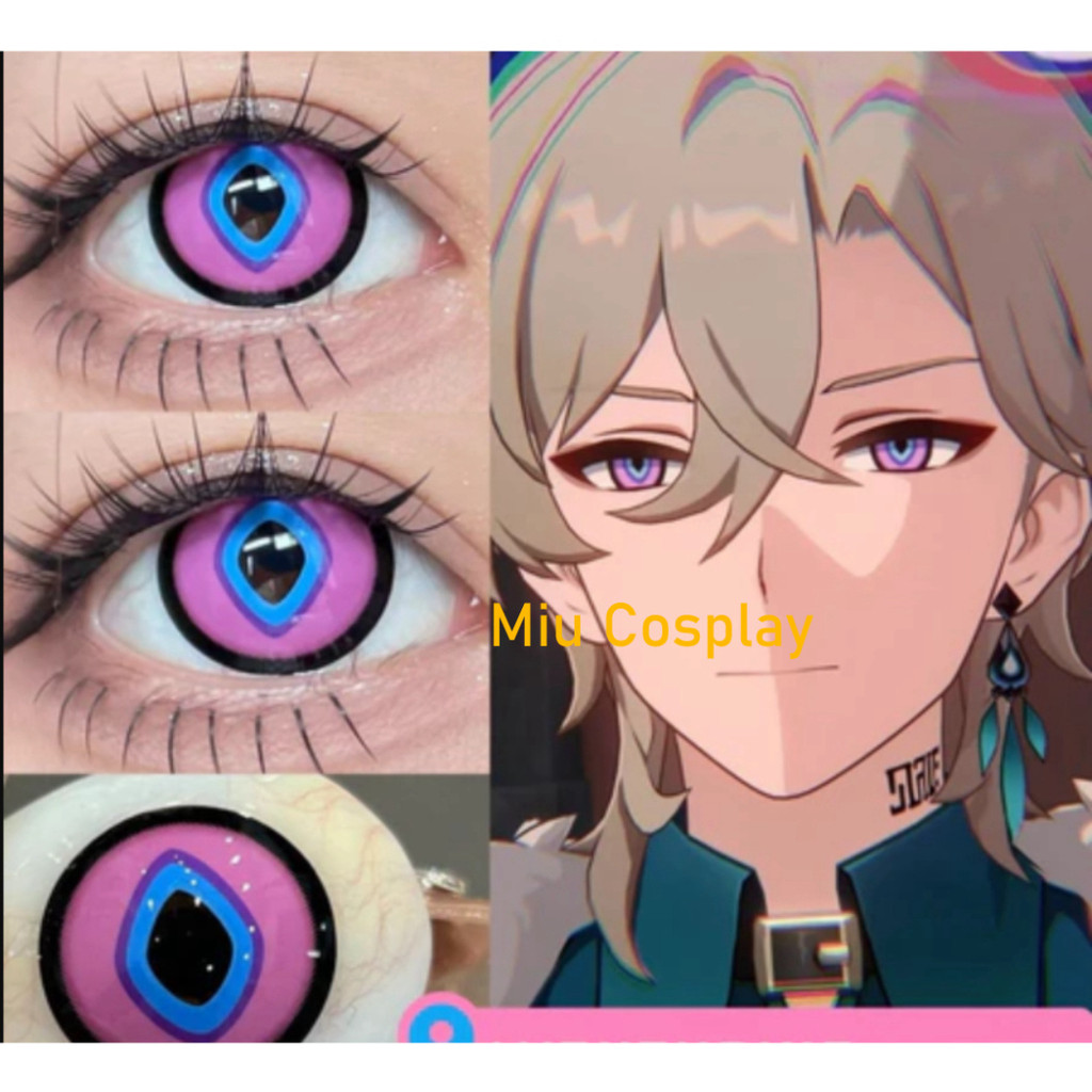 Mới [Sẵn] Lens cosplay Gorou/Aveturine/Arlecchino/Nene [Miu Cosplay 01]