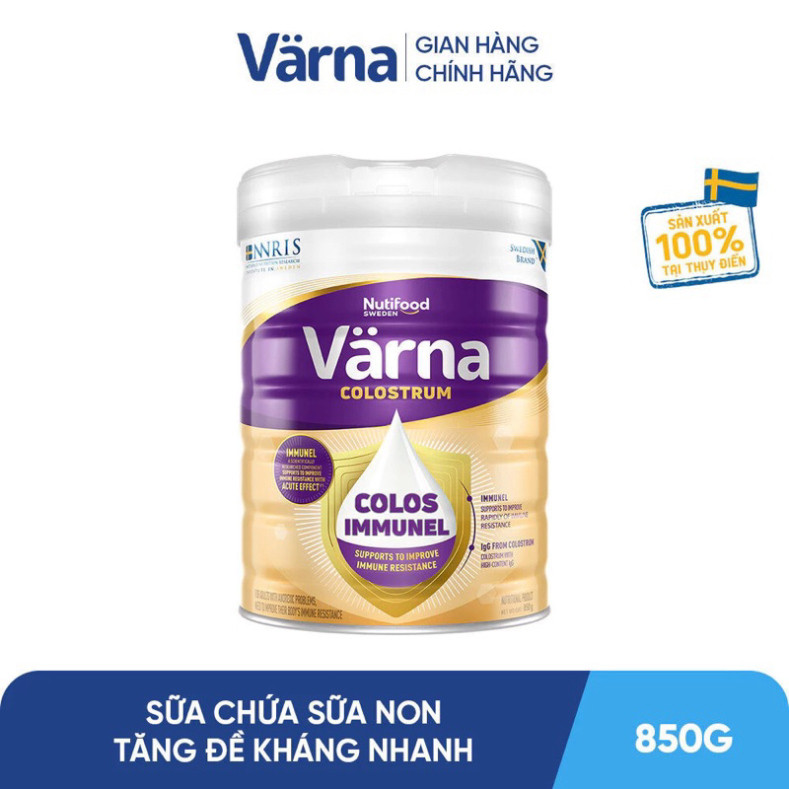 Sữa Nutifood Varna Colostrum hỗ trợ tăng cường sức đề kháng 850gam