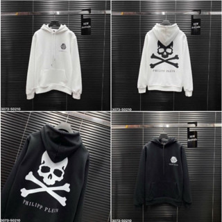 Áo Hoodie Nam Philipp In Hình Đầu Lâu Cá Tính, Áo Khoác Chui Đầu In Hình Đầu Lâu Form Rộng Unisex Boy Phố