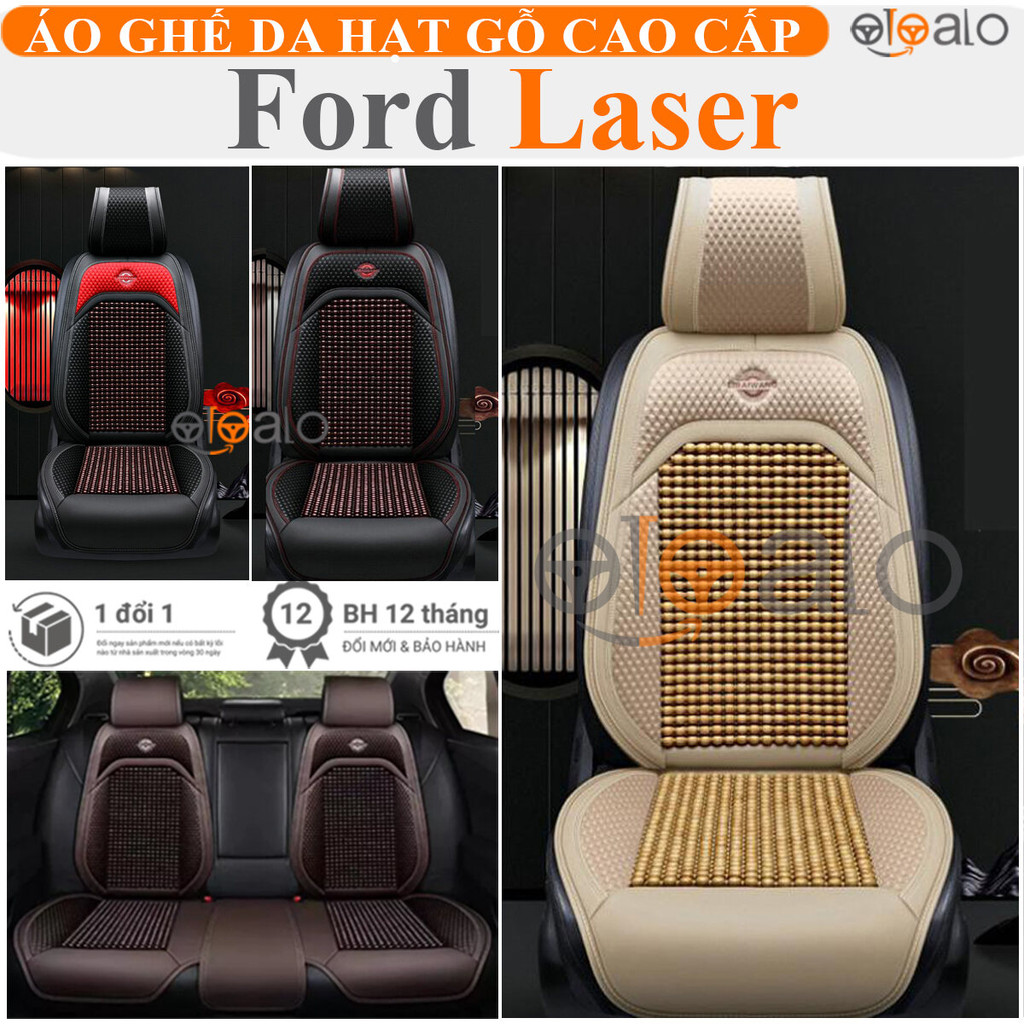 Lót ghế da hạt gỗ tự nhiên dành cho xe Ford Laser cao cấp