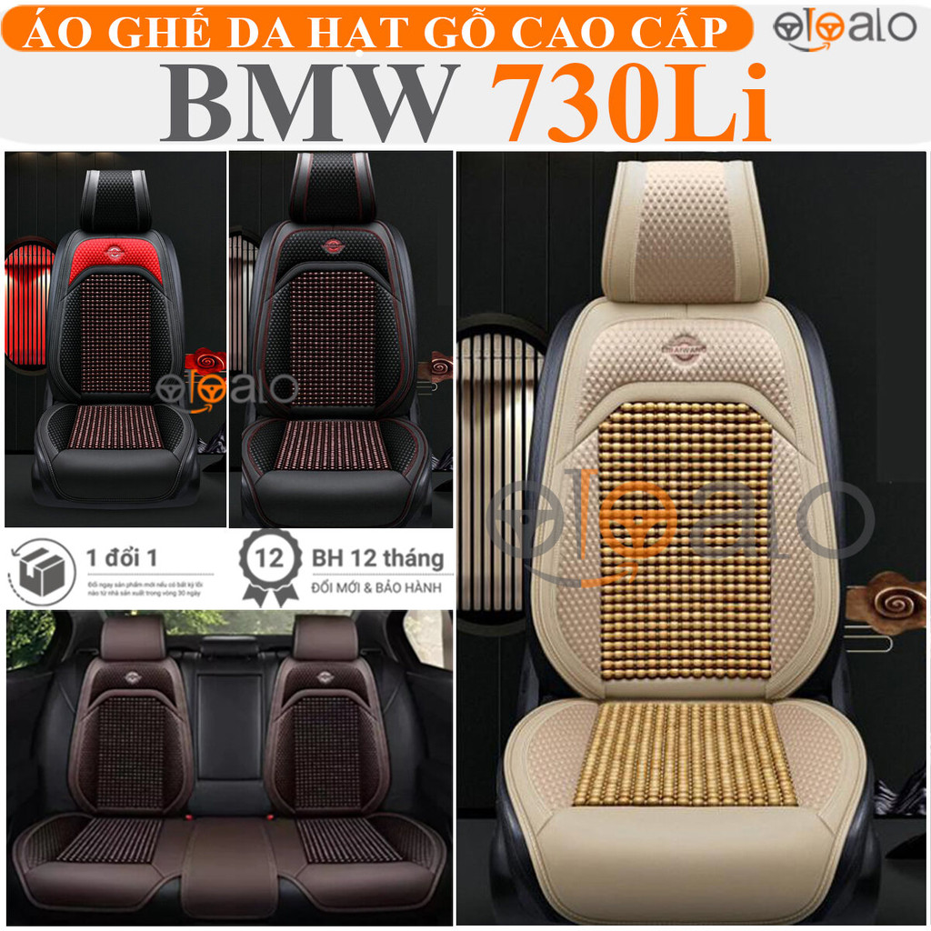 Lót ghế da hạt gỗ tự nhiên dành cho xe BMW 730Li cao cấp - PHUKIENXE