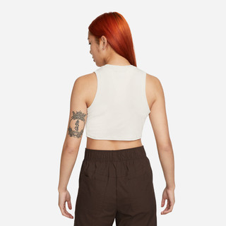 Áo Ba Lỗ Nữ Nike Essential Rib - Trắng  - FB8280-104