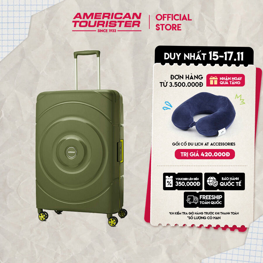 Vali kéo American Tourister Circurity Spinner TSA