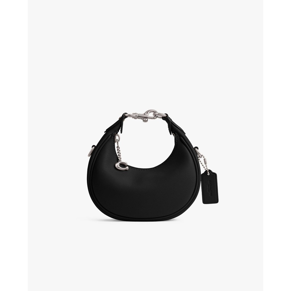 COACH - Túi xách nữ phom bán nguyệt phối mắc xích Jonie CR508-LHBLK