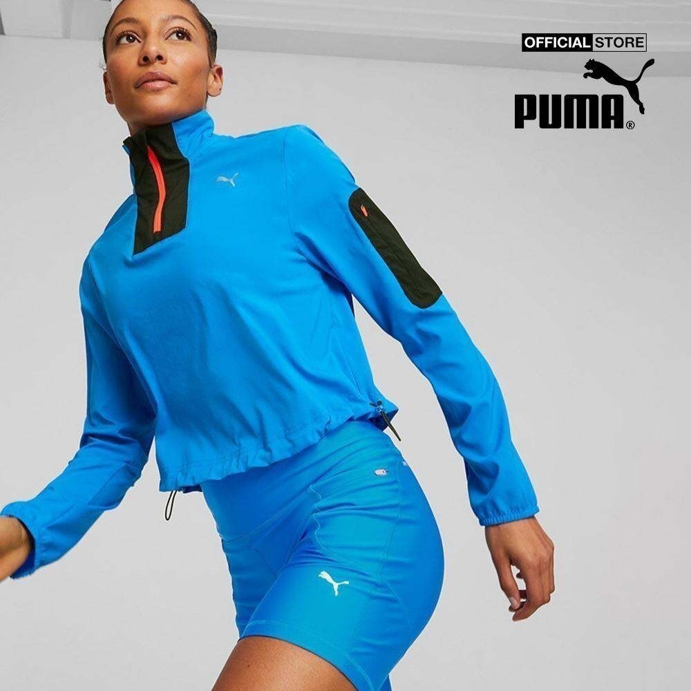 PUMA - Áo khoác thể thao nữ Half Zip Running 524051-46