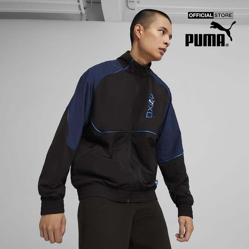 PUMA - Áo khoác thể thao nam cổ trụ tay dài năng động 624696-01