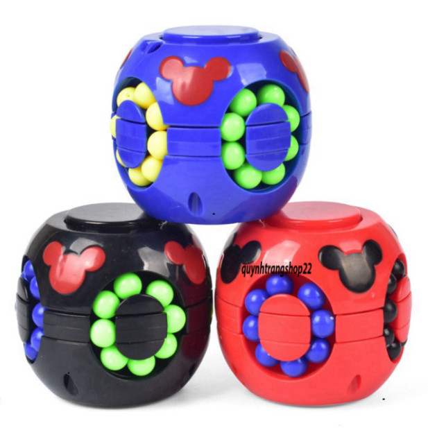 Đồ chơi giải đố tư duy IQ Ball - Rubik Cube Bean Spinner tập luyện trí tuệ Giúp Bé Thông Minh