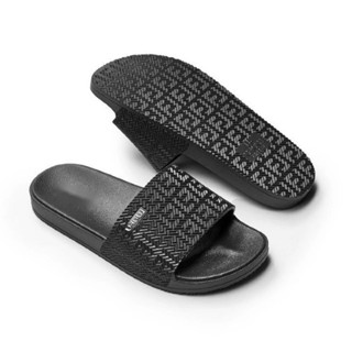 Dép quai ngang nam nữ boy girl phố kiểu lê bệt bản đi mưa đen loufu cao su du lịch tắm biển dép cặp đôi-giày dép 555