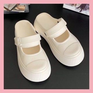 Giày sục sandal quai hậu nữ đế cao 5cm chất liệu eva siêu nhẹ êm chân kiểu dáng basic dễ phối đồ-giày dép xinh 1997