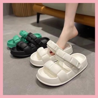 Dép sandal nữ dép bánh mì quai hậu học sinh đi làm girl phố kiểu unisex basic ulzzang đi mưa eva-thế giới giày dép 1997