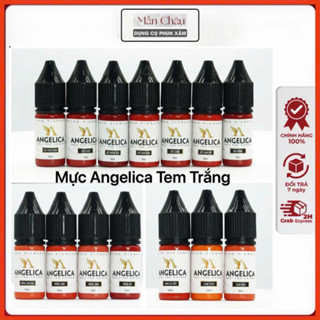 Mực Angelica Tem Trắng Phun Xăm Thẩm Mỹ 10 ML - Dcpx Mẫn Châu