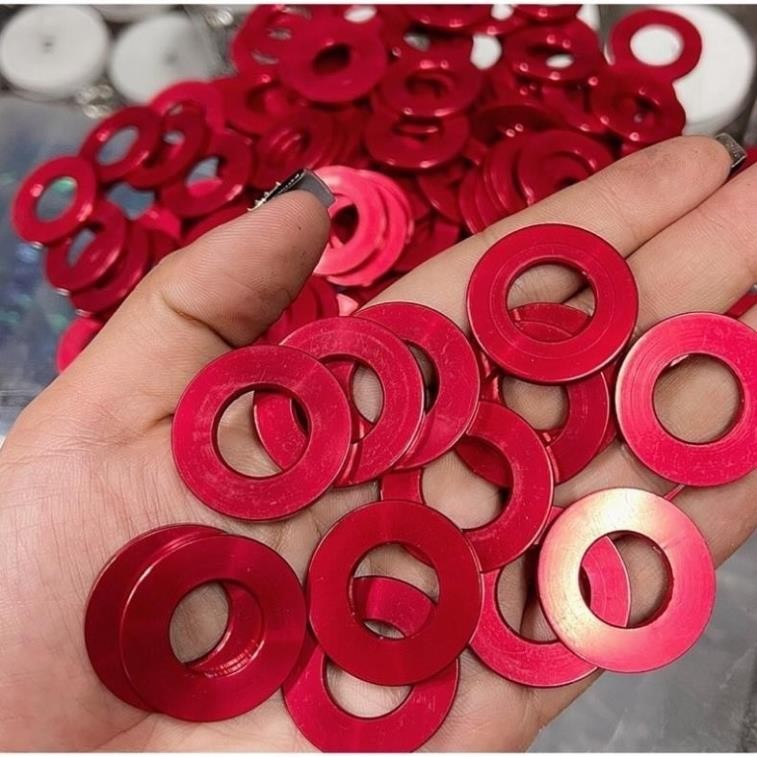 Long đền đỏ long đền nhôm đỏ đủ size 4li 5li 6li 8li 10li 12li 14li