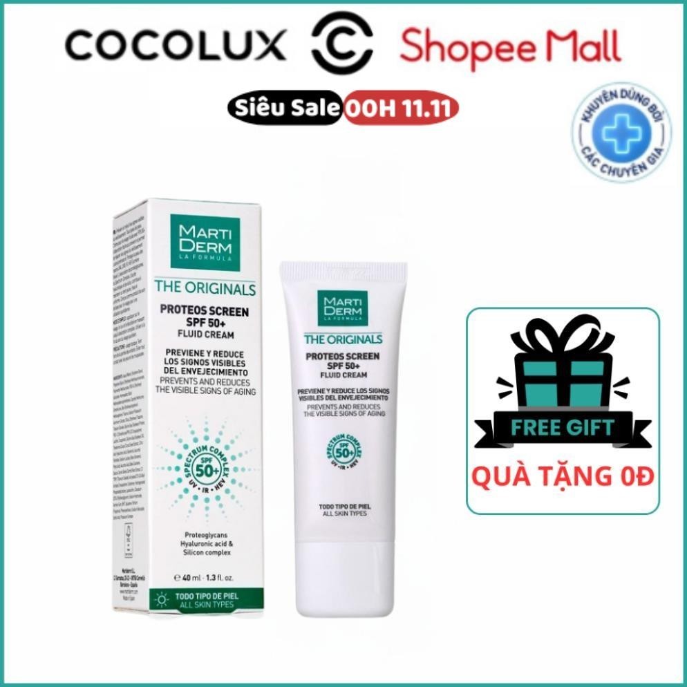 Kem Chống Nắng Martiderm The Originals Proteos Screen SPF50+40ml Phổ Rộng Toàn Diện Watsons Official