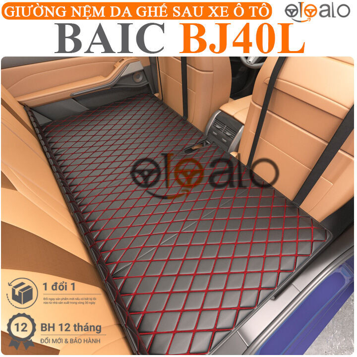 Giường đệm ngủ dành cho xe ô tô BAIC BJ40L da PU cao cấp