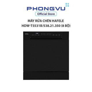 Máy rửa chén Hafele HDW-T5531B/538.21.350 (8 Bộ) - Hàng chính hãng - lắp đặt [HN-HCM]