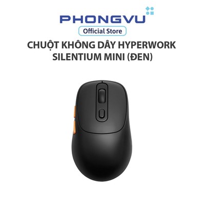 Chuột không dây HyperWork Silentium Mini (Đen) - Bảo hành 12 tháng