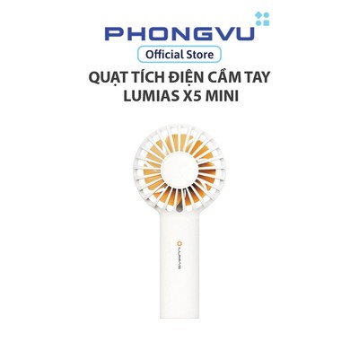 Quạt tích điện cầm tay Lumias X5 Mini - Bảo hành 6 tháng
