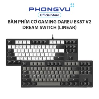 Bàn phím cơ Gaming DAREU EK87 v2 (2 sides RGB strip, Multi-Led, Dream switch (Linear)) - Bảo hành 24 tháng