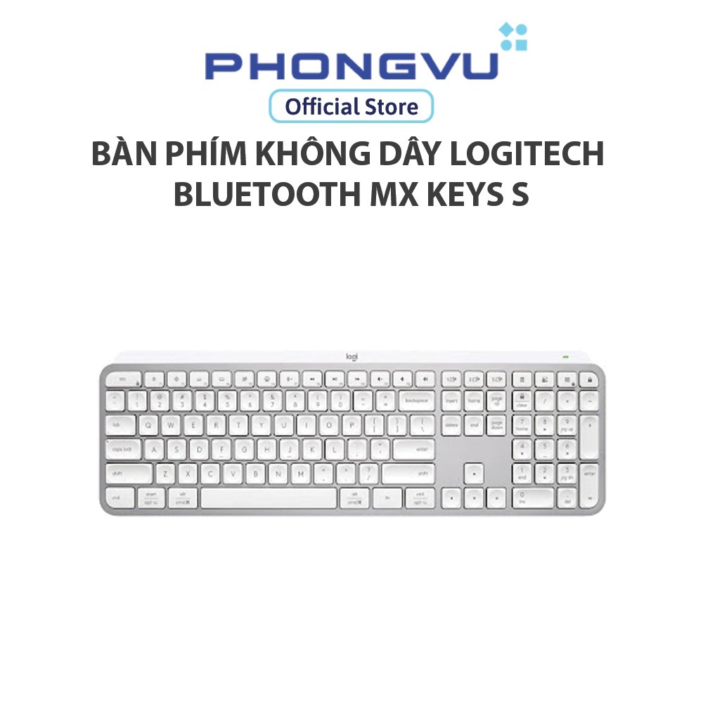 Bàn phím không dây Logitech Bluetooth MX Keys S - Bảo hành 12 tháng