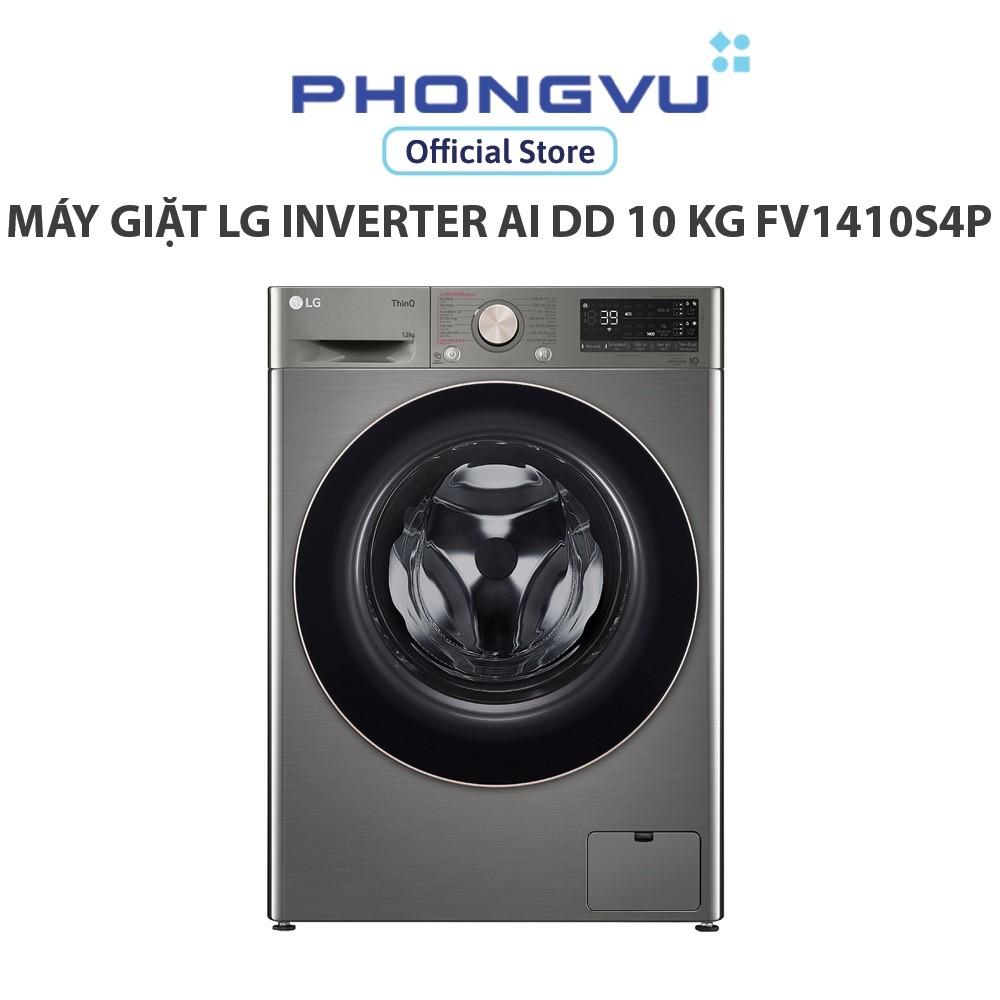Máy giặt LG Inverter AI DD 10 kg FV1410S4P - Bảo hành 24 tháng