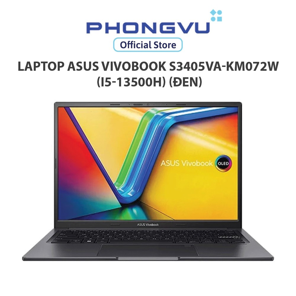 Laptop Asus Vivobook S3405VA-KM072W (i5-13500H) (Đen) - Bảo hành 24 tháng