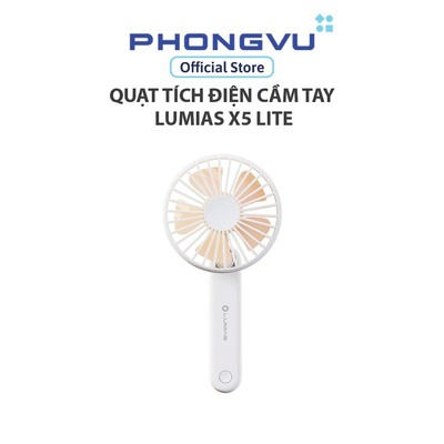 Quạt tích điện cầm tay Lumias X5 Lite - Bảo hành 6 tháng