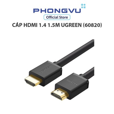 Cáp HDMI 1.4 1.5m Ugreen (60820) - Bảo hành 18 tháng