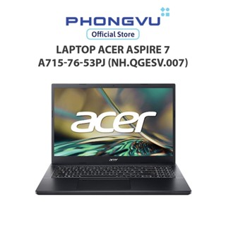 Laptop Acer Aspire 7 A715-76-53PJ (NH.QGESV.007) CPU Intel Core (i5-12450H) - Bảo hành 12 tháng