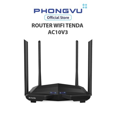 Thiết bị mạng/ Router Tenda AC10v3 - Bảo hành 36 tháng
