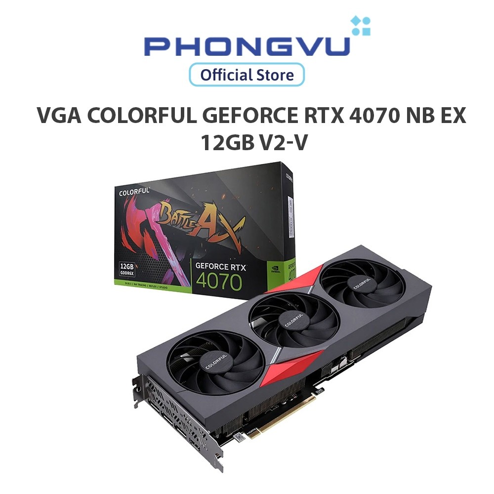 Card Màn Hình Colorful GeForce RTX 4070 NB EX 12GB V2-V -Bảo hành 36 tháng