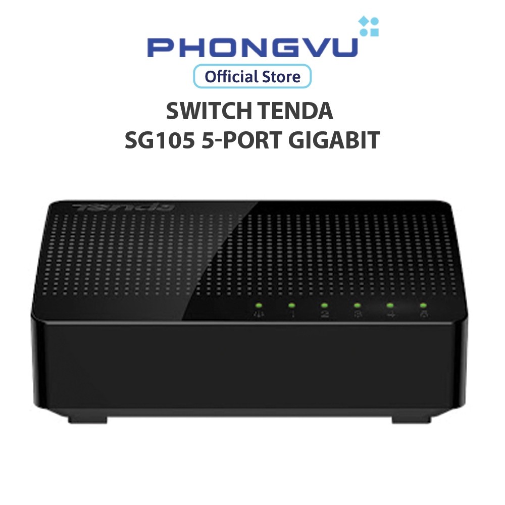 Thiết bị mạng/ Switch Tenda 5P SG105 - Bảo hành 36 tháng