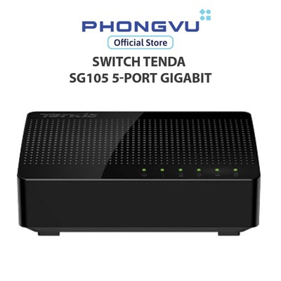 Thiết bị mạng/ Switch Tenda 5P SG105 - Bảo hành 36 tháng