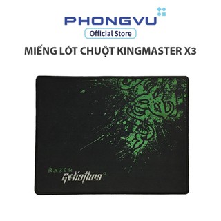 Lót chuột Kingmaster X3 - Size M - Bề mặt vải Speed - Đế cao su chống trượt