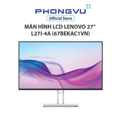 Màn hình LCD Lenovo 27" L27i-4A (67BEKAC1VN) (1920 x 1080/ IPS/ 100Hz/ 1ms (MPRT)) - Bảo hành 36 tháng