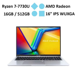[Livestream 8.8] Laptop Asus Vivobook 16 M1605YA-MB303W (AMD Ryzen 7-7730U) (Bạc) - Bảo hành 24 tháng