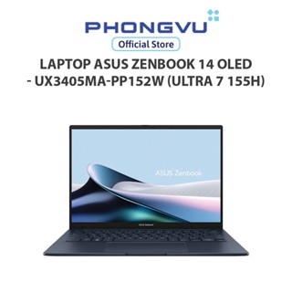 Máy tính xách tay/ Laptop Asus Zenbook 14 OLED - UX3405MA-PP152W (Ultra 7 155H) (Xanh) - Bảo hành 24 tháng