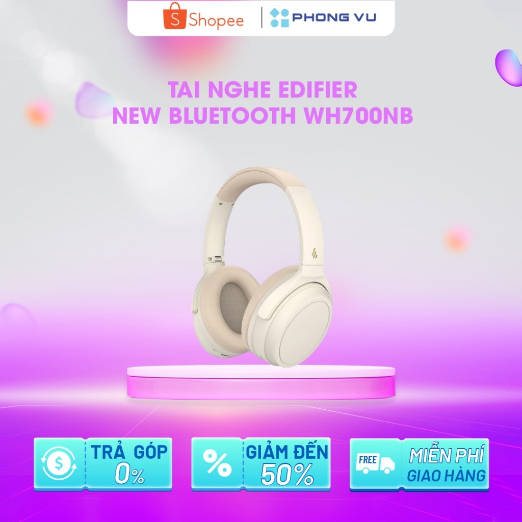 Tai nghe Bluetooth EDIFIER WH700NB chống ồn ANC - Quốc Tế - Bảo hành 12 tháng