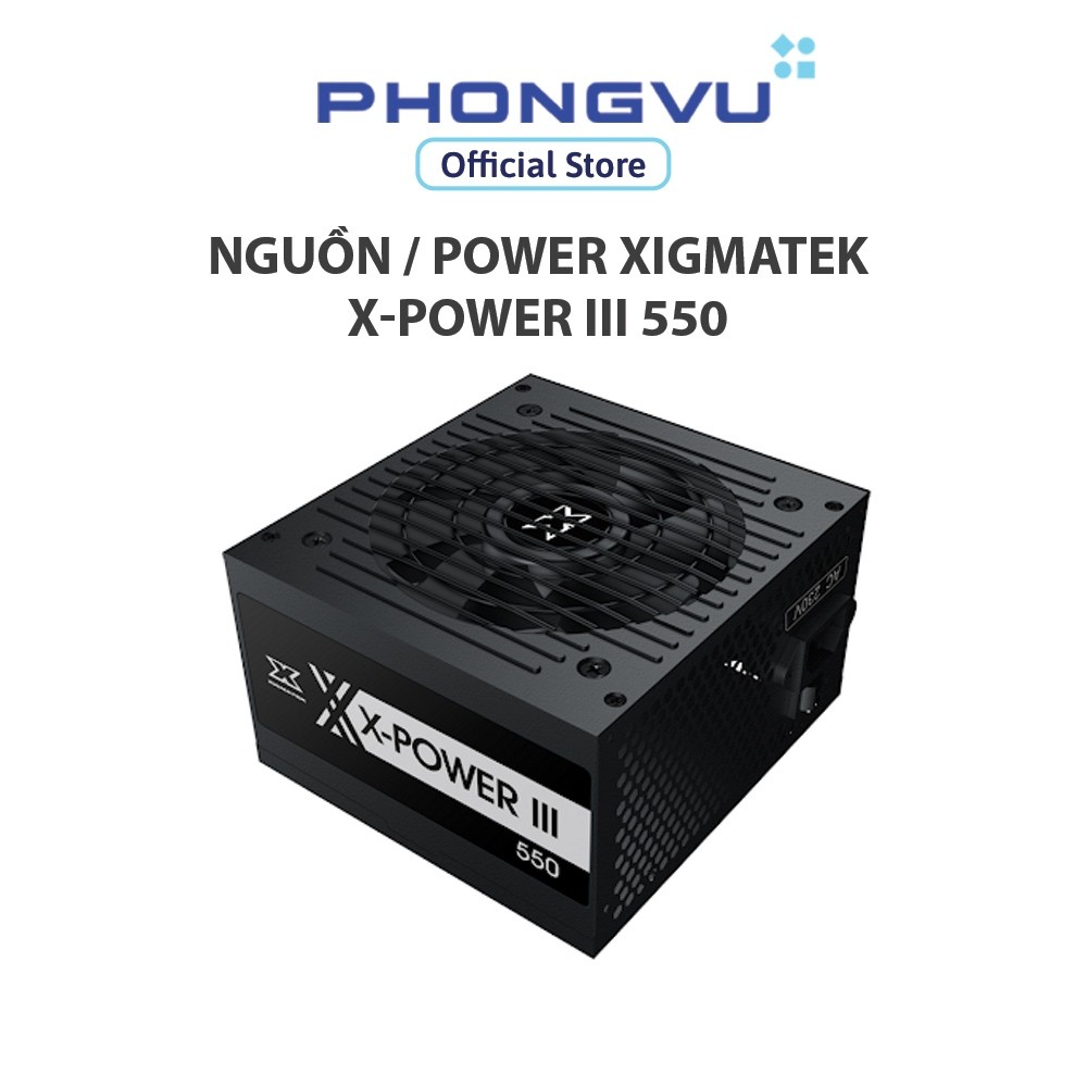 Nguồn / Power Xigmatek X-Power III 550 (500W, 230V) - Bảo hành 36 tháng